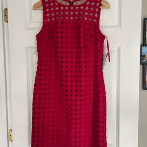 Ralph Lauren Vibrant Red Midi Dress